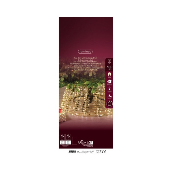 COPRIBASE PET ORO 600 LED H.28 D.72
